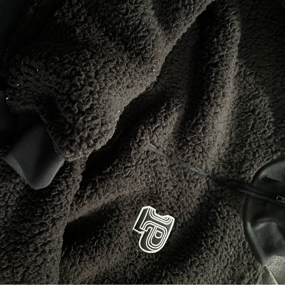 PINK Victoria's Secret Black Fleece Jacket